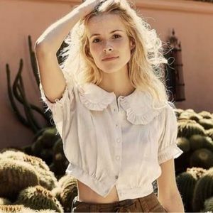 NWOT DOEN Sparrow Top in Salt